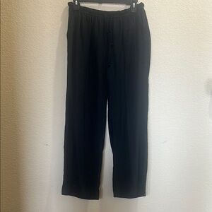 Women’s casual linen blend beach pants wide leg